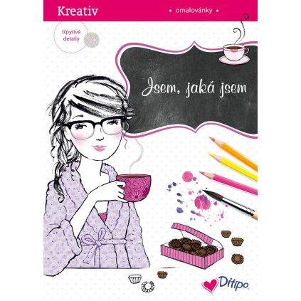 Ditipo, 7005003, Třpytivé malování, Jsem jaká jsem