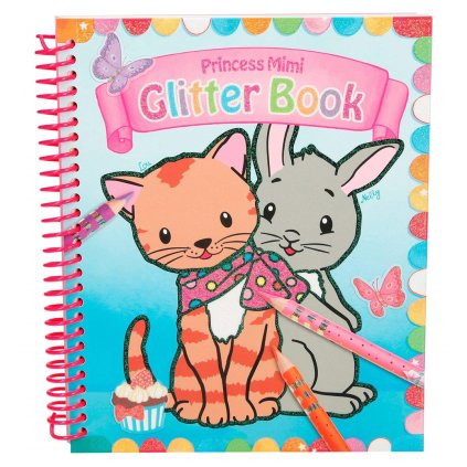 My style princess, 880892, Glitter book, malovací kniha pro nejmenší