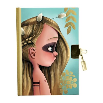 Avenue Mandarine, CO180, zápisník se zámkem, 1 ks, modrá