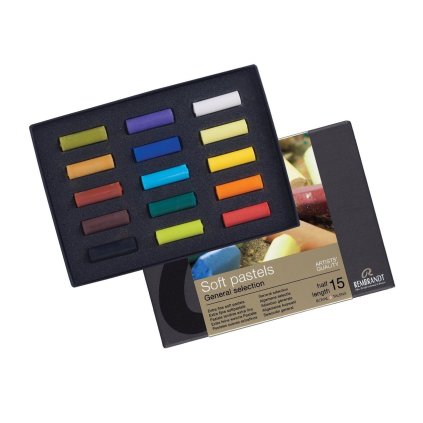Royal Talens, 31823108, Rembrandt Pastel, sada suchých pastelů, poloviční velikost, 15 ks