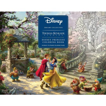 Disney Princess Coloring Poster, Thomas Kinkade