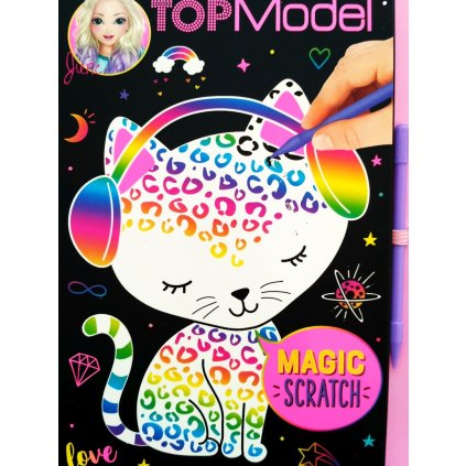 Top model, 2809166, škrabací sešit, kočka