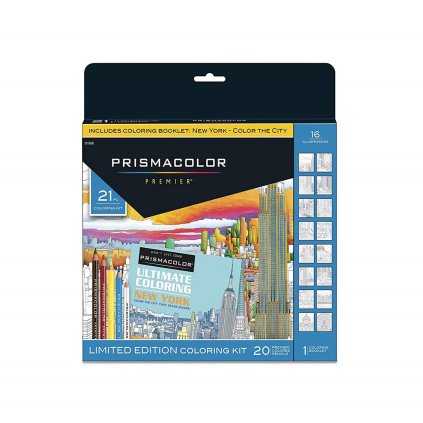 Prismacolor Premier Soft core, limitovaná sada pastelek a omalovánek, 21 ks