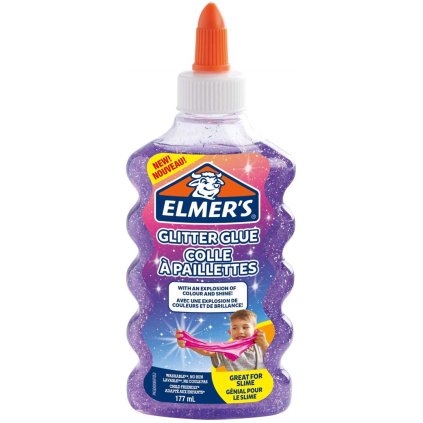 Elmer's, 2077253, lepidlo pro výrobu slizu, 177 ml, fialová