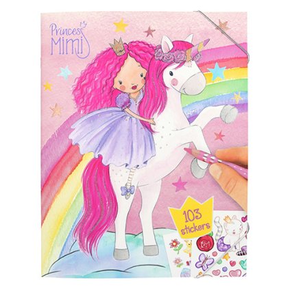 Princess Mimi, 2962812, kreativní sešit se samolepkami