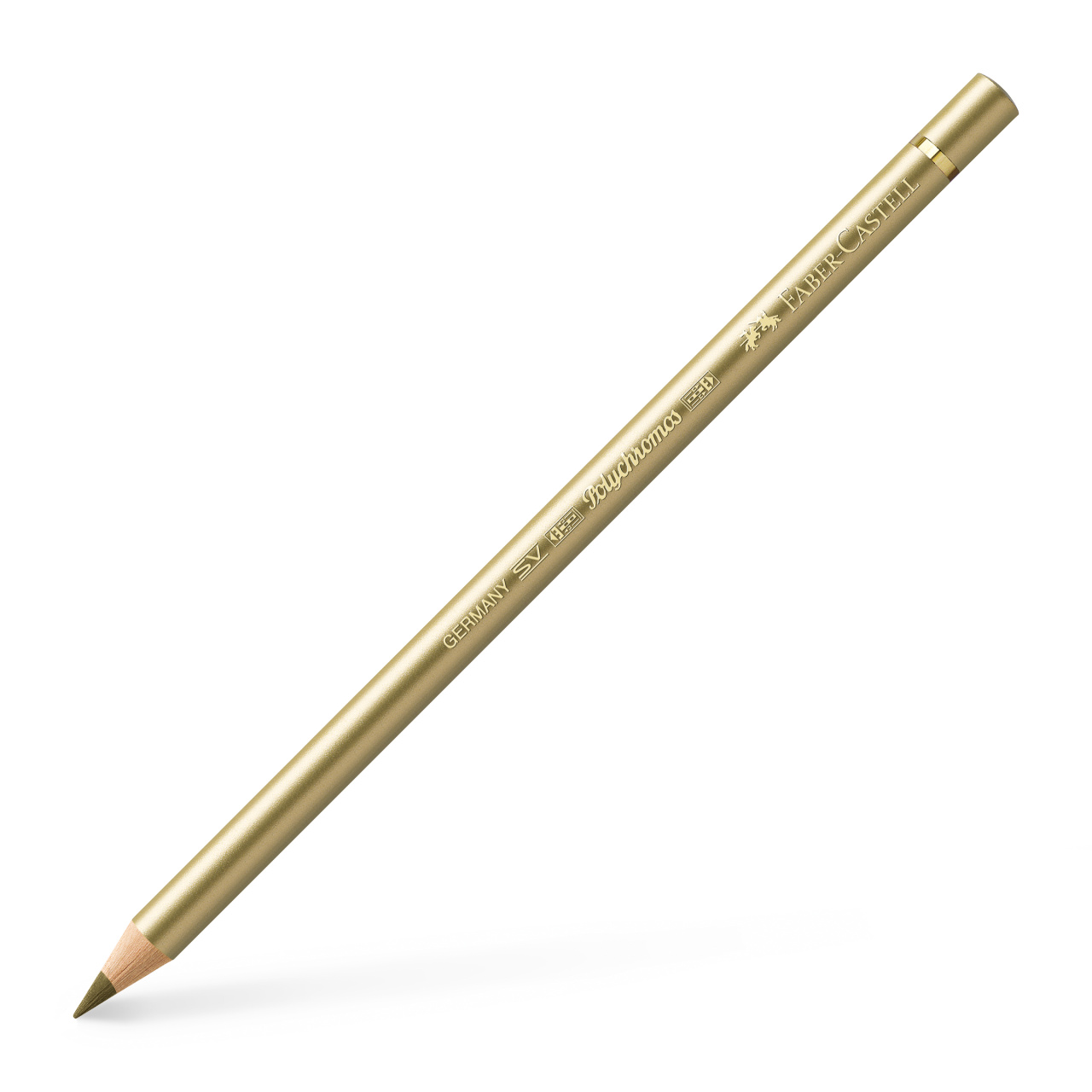 Levně Faber-Castell, 110066, Polychromos, umělecké pastelky nejvyšší kvality, různé barvy, 1 ks Barva: Gold 250