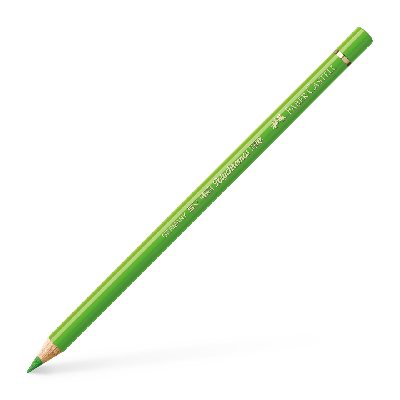 Levně Faber-Castell, 110066, Polychromos, umělecké pastelky nejvyšší kvality, různé barvy, 1 ks Barva: Grass Green 166