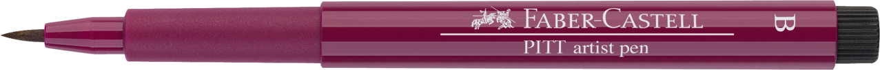 Levně Faber-Castell, 167403, Pitt Artist Pen, popisovač se štětečkovým hrotem (brush), 1 ks Barva: Magenta 133