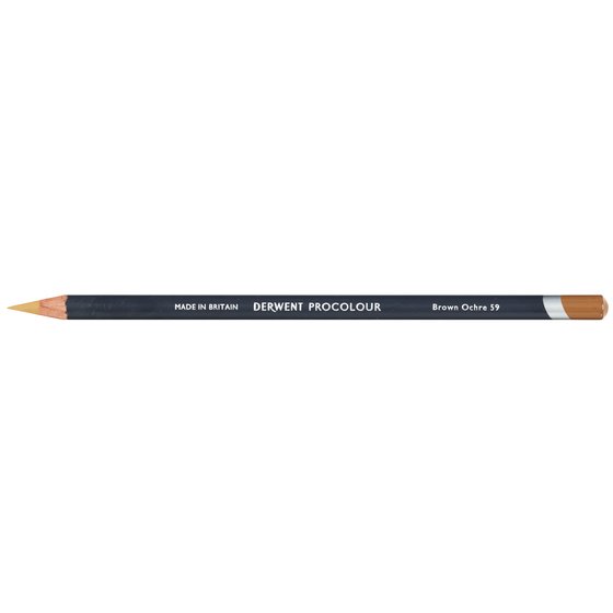 Levně Derwent, Procolour, umělecké pastelky, kusové, 1 ks Barva: Brown ochre 59