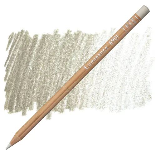 Levně Caran d´Ache Caran d'Ache, 6901, Luminance, umělecké pastelky nejvyšší kvality, kusové, 1 ks Barva: French Grey 10% 802