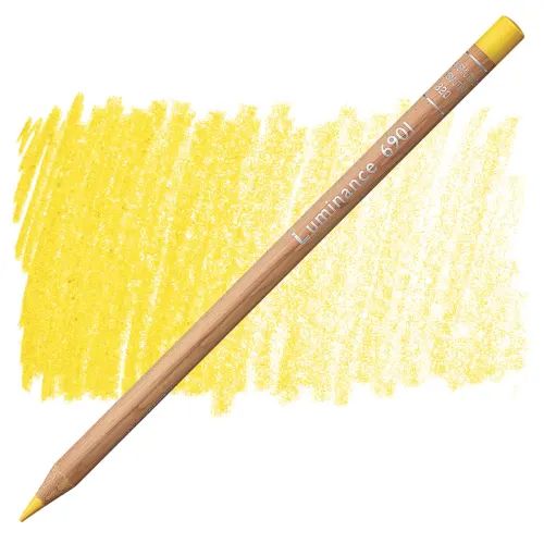 Levně Caran d´Ache Caran d'Ache, 6901, Luminance, umělecké pastelky nejvyšší kvality, kusové, 1 ks Barva: Golden Bismuth Yellow 820