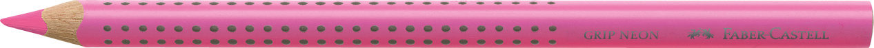 Levně Faber-Castell, Jumbo Grip Neon, suchý neonový zvýrazňovač, kusový, 1 ks Barva: Růžová Neon