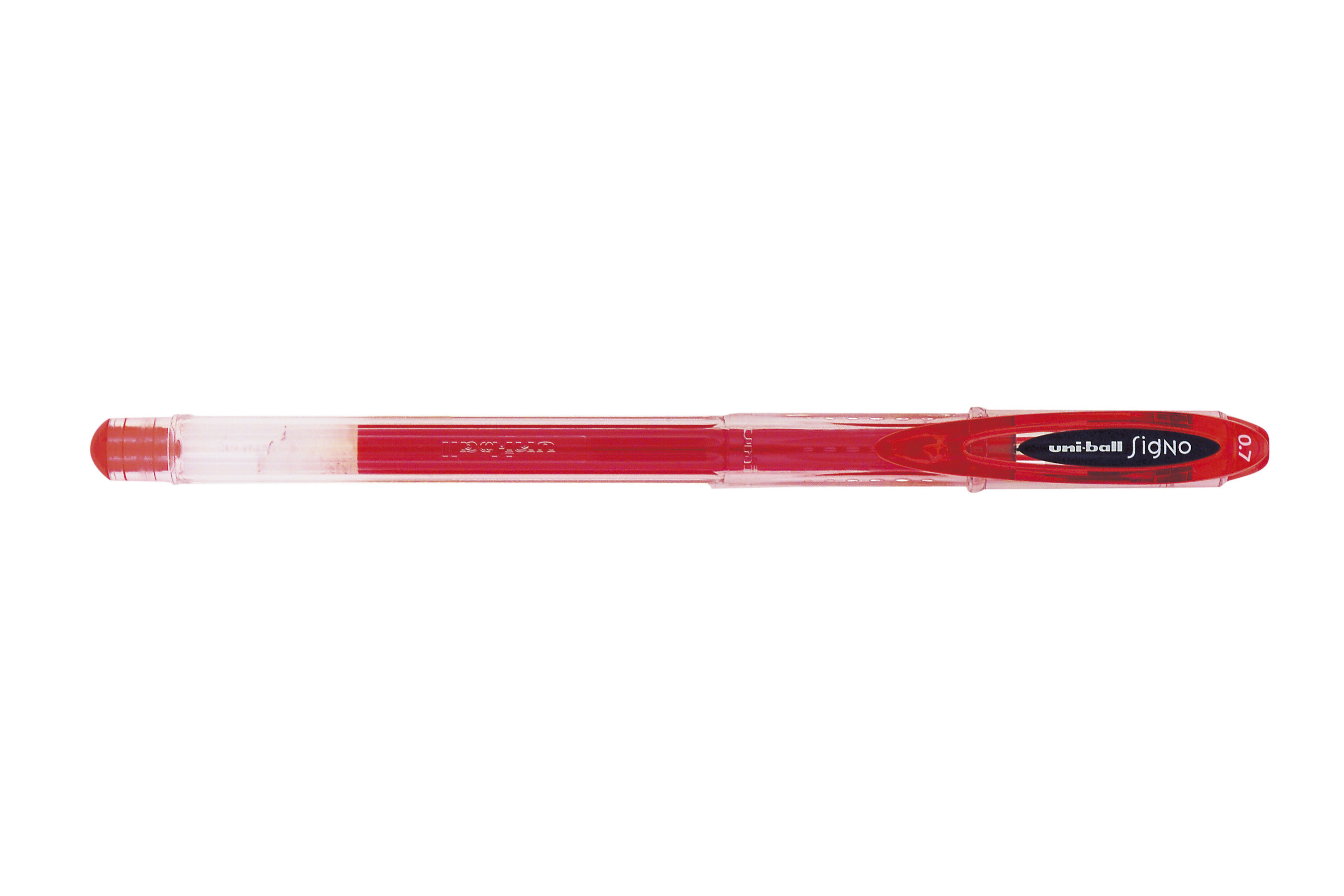 Levně Uni-ball, UM-120, Signo, gelové pero, klasik, kusové, 1 ks Barva Gelová pera: Červená