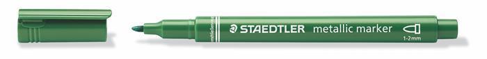 Levně Staedtler, 8323, Metallic marker, metalický popisovač, 1 ks Barva Gelová pera: Zelená