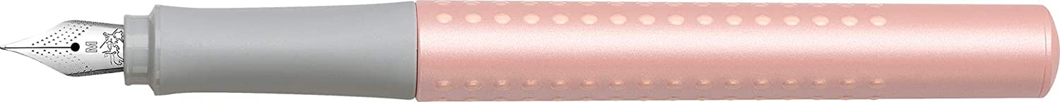 Levně Faber-Castell, 140985, Grip 2011, plnící pero, růžová, hrot M, 1 ks
