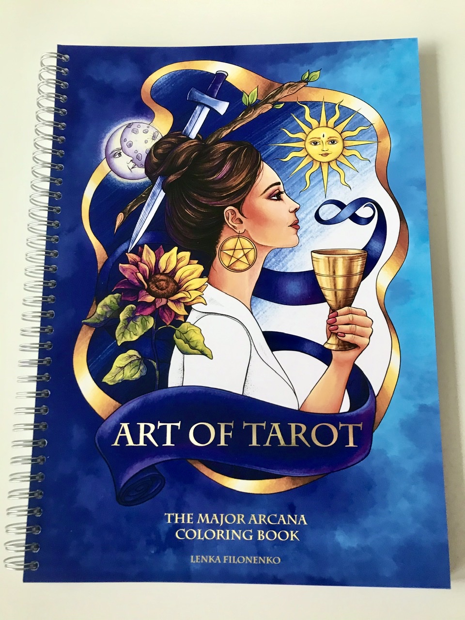 Levně Art of Tarot, antistresové omalovánky s podpisem autorky, Lenka Filonenko