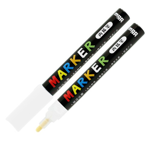 Levně M&G, Acrylic Marker, akrylový popisovač, 2 mm, 1 ks Barva MG popisovač: White