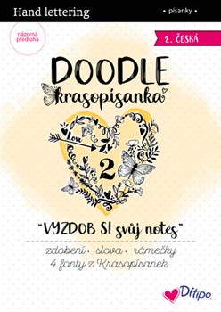 Levně Ditipo, 7264001, DOODLE krasopísanky, Vyzdob si svůj notes 2, 1 ks