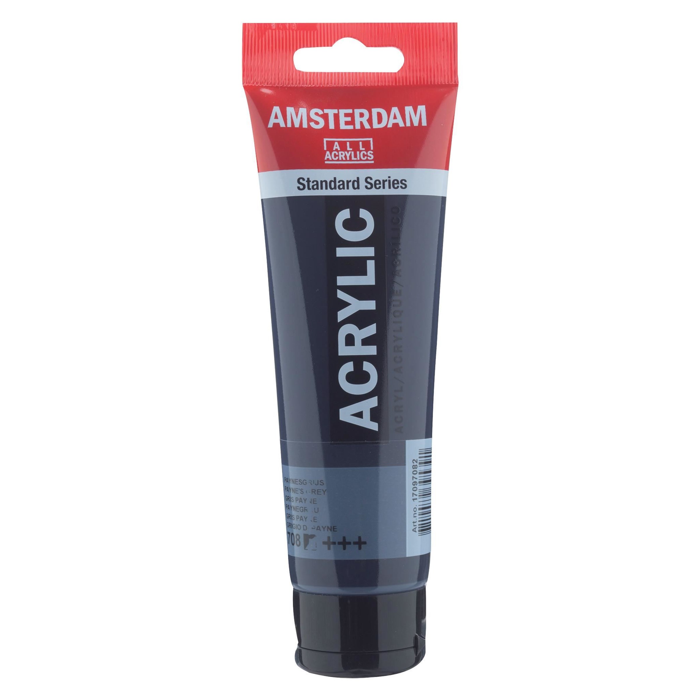 Levně Royal Talens, Amsterdam, akrylové barvy, 120 ml, 1 ks Amsterdam: 708 Paynes grey