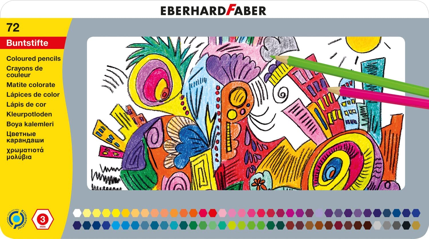 Levně Eberhard Faber, ‎514872, sada školních pastelek, 72 ks