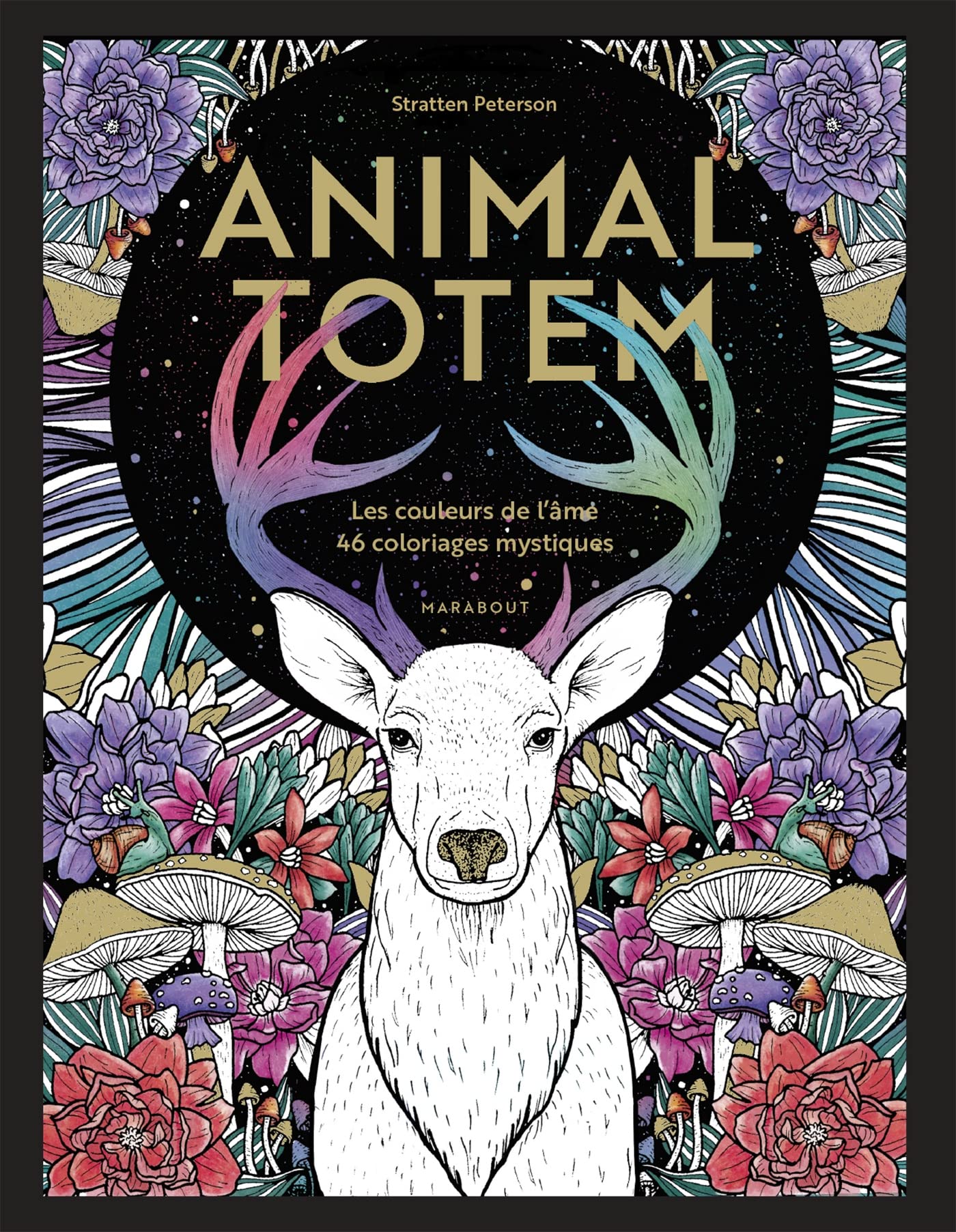 Levně Animal Totem, antistresové omalovánky, Stratten Peterson