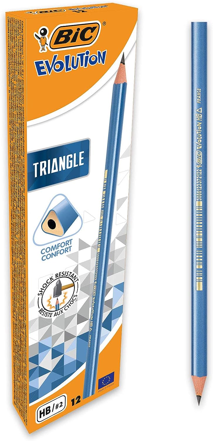 Levně Bic, Evolution Triangle, bezdřevá grafitová tužka, HB, 1 ks