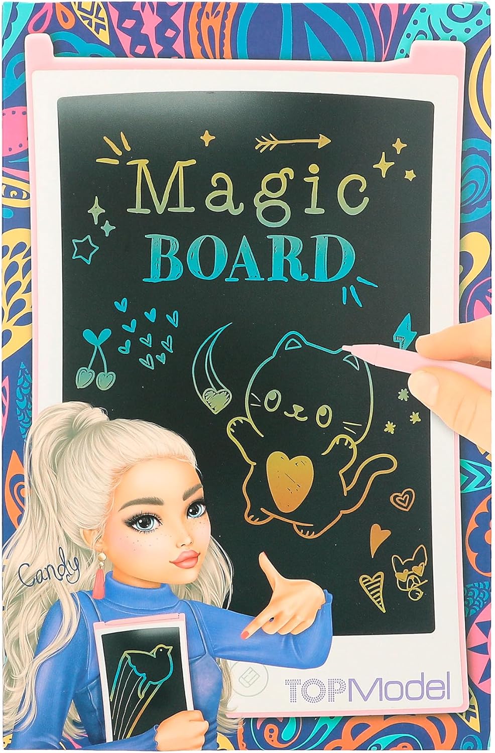 Levně Top Model, 3498986, Magic board, magická kreslící LCD tabulka pro holky, 1 ks