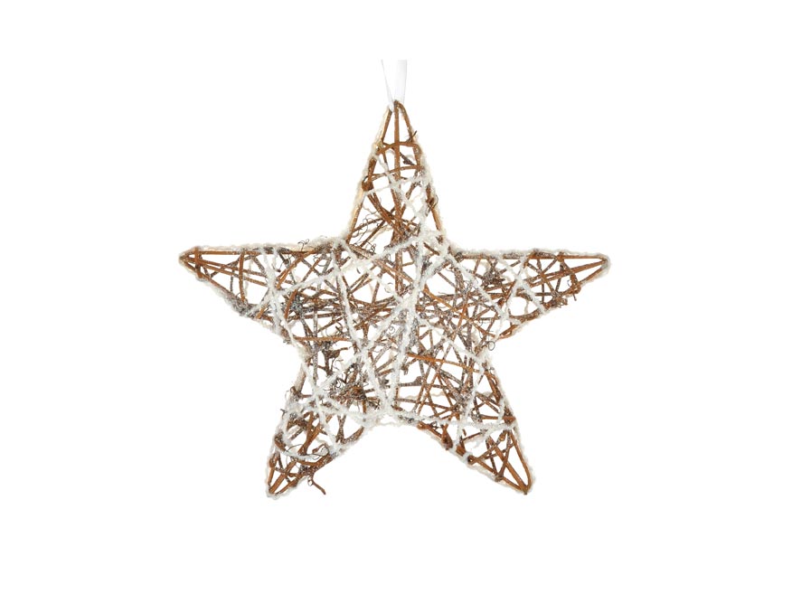 Levně MFP, 8885965, vánoční dekorace, Závěs hvězda vánoční, 15 cm