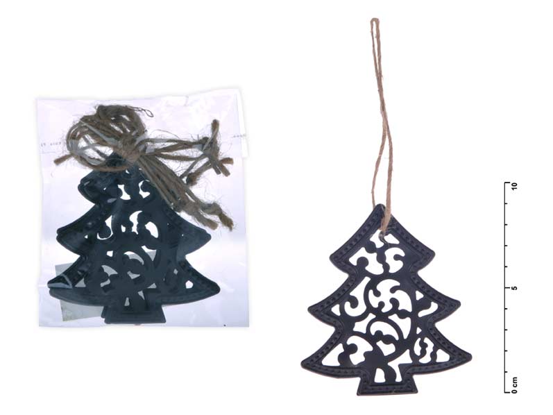 Levně MFP, 8885446, vánoční dekorace, závěs, kovový stromek, 1 ks