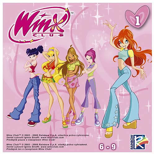 Levně Winx Club, 026014, DVD Winx víly, 1. díl (6 až 9), 1 ks