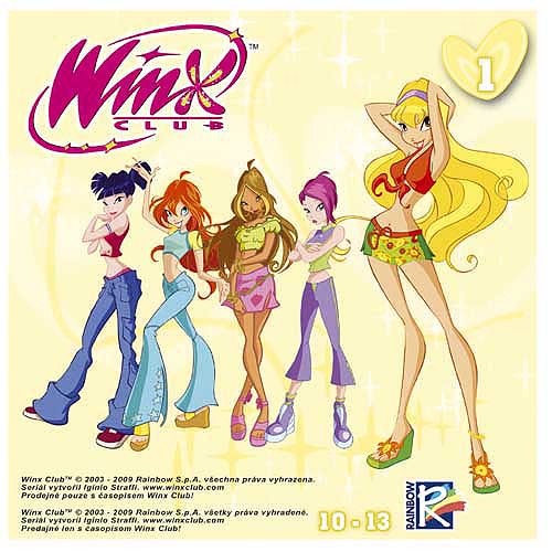 Levně Winx Club, 026587, DVD Winx víly, 1. díl (10 až 13), 1 ks