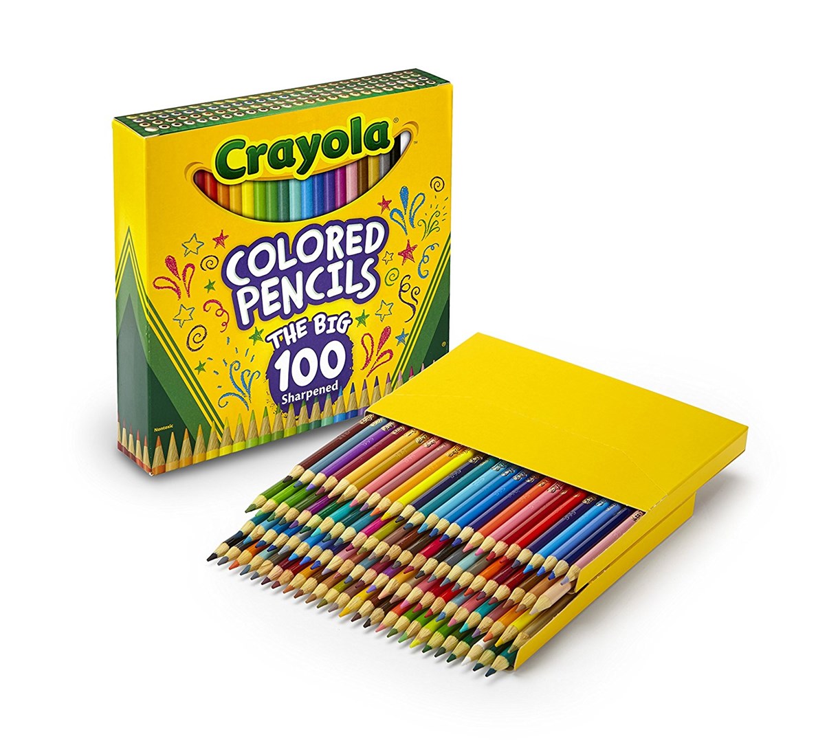 Levně Crayola, 68-8100, Colored pencils, klasické pastelky, 100 ks