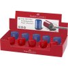 183710 Single sharpening box Grip 2001 Mini blue red Office 37917a