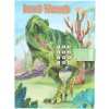 Dino World, zápisník s číselným kódováním, dinosauři