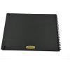 Derwent, Black book, skicák s černými listy, A3, 200 g, 40 listů