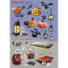 Jiri Models, Moje první samolepkování, sešit s opakovaně použitelnými samolepkami, Třpytivé Halloween