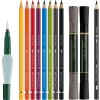 Faber-Castell, Discovery set, sada uměleckých potřeb pro akvarelové techniky, 12 ks