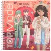 Top model, 13573, Dress me up, kreativní sešit se samolepkami