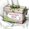 Mystery box, řada 02, balíček s překvapením pro výtvarníky