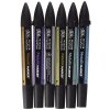 Winsor & Newton, 0290023, Promarker, brytyjskie markery artystyczne, metaliczne, 6 szt.