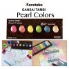 Kuretake, MC20PC/6V, Gansai Tambi, farby pastelowe akwarelowe, 6 odcieni, kolory perłowe