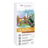 Tombow, ABT-18P-3, dwustronne pisaki ABT Dual Brush, kolor ziemi, 18 szt.