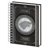 Notebook A5, SR72501, Game of Thrones motif - Stark logo, ring binder, 1 pc.