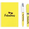 Bic, 972090, My message kit, sada zápisníku a psacích potřeb, Fabulous