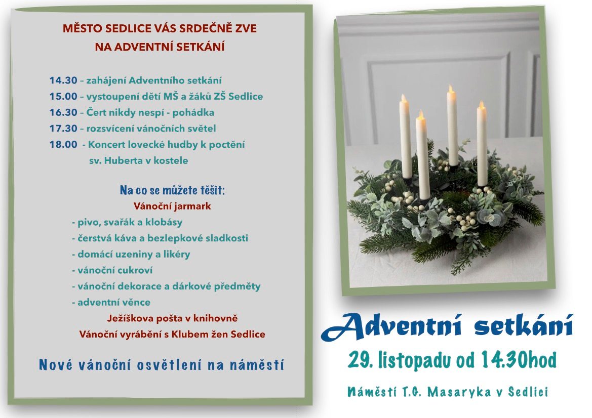 Adventní setkání v Sedlici
