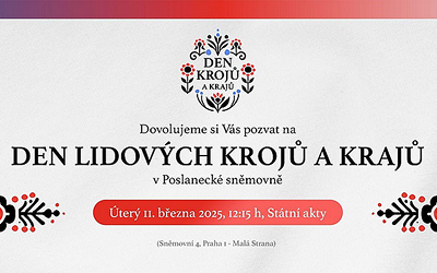 Den lidových krojů a krajů v Poslanecké sněmovně