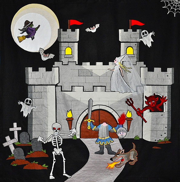 HRADNÍ STRAŠIDLA - prostorová krajka