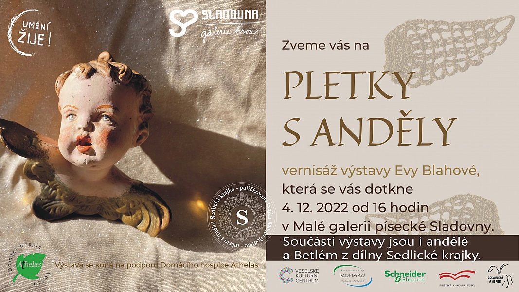 Výstava "Pletky s anděly" Sladovna Písek - 2022