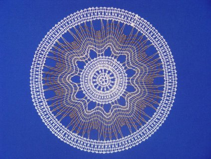 Prostírka kulatá - kroucená