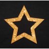 Hvězda gravírovaná - velká 20 cm